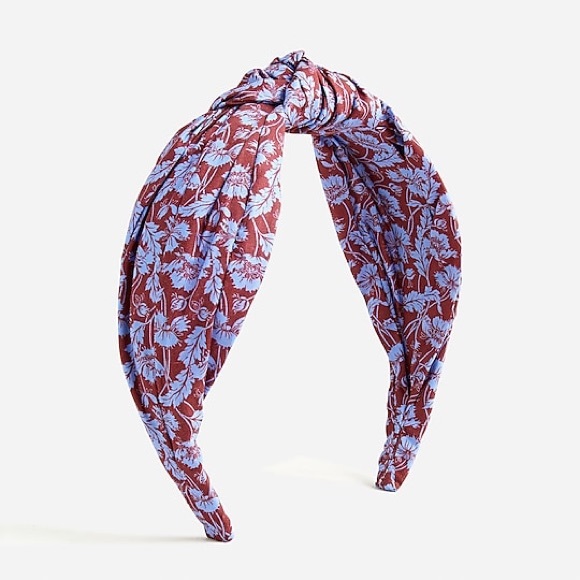 J. Crew Accessories Nwt J Crew Knot Headband In Liberty Print